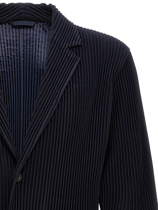 Pleated Blazer