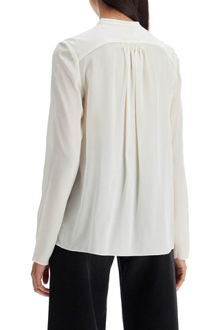 Silk Blouse With Ruffle 'ut