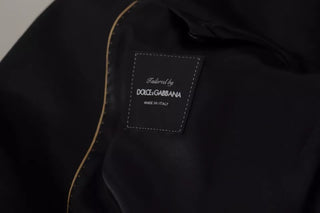 Black Polyester Single Breasted Blazerjacket