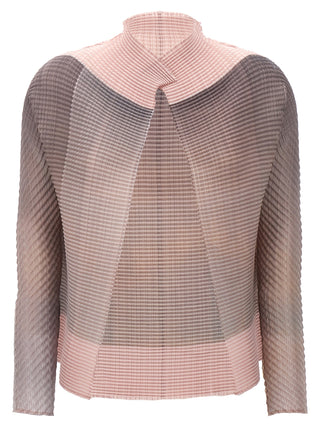 Pastel Pleats Cardigan