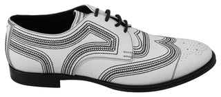 Elegant White Leather Derby Shoes - Luxury for You