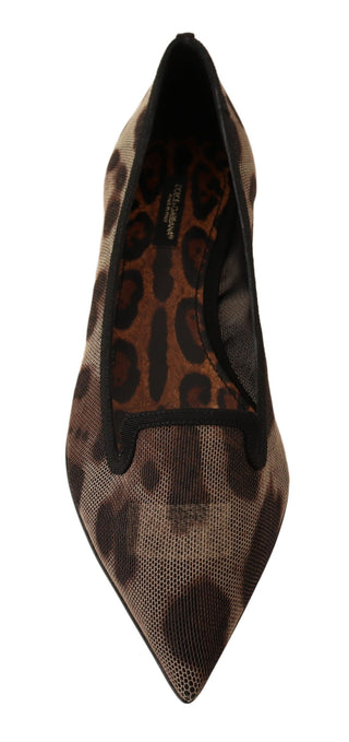 Elegant Leopard Print Flat Loafers - Luxury for You