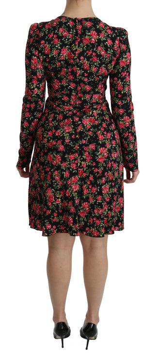 Floral A-line Viscose Knee Length Dress - Luxury for You