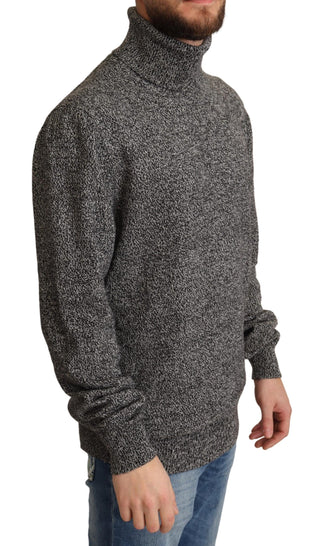 Elegant Gray Cashmere Turtleneck Sweater - Luxury for You