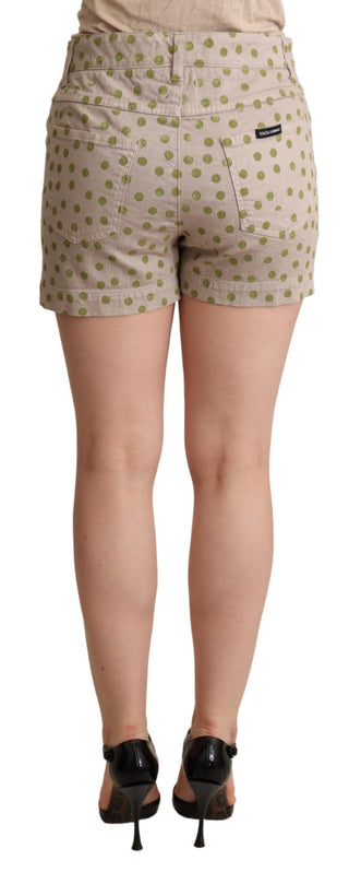 Chic Polka Dot Cotton Stretch Shorts - Luxury for You