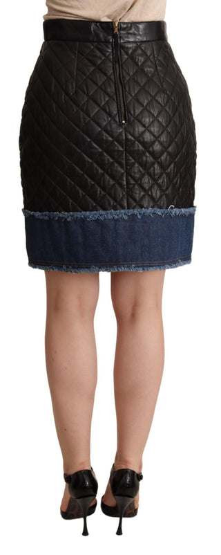 Sleek High-waist Leather Mini Skirt - Luxury for You