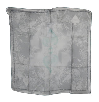 Elegant Gray Silk Scarf For Women