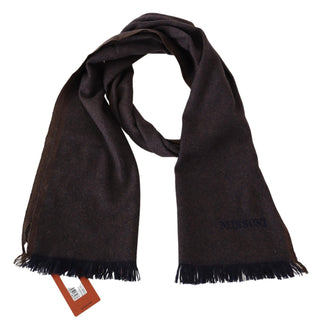 Luxurious Cashmere Unisex Scarf In Brown