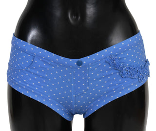 Chic Blue Dotted Designer Bikini Set - Luxury for You