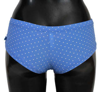 Chic Blue Dotted Designer Bikini Set - Luxury for You