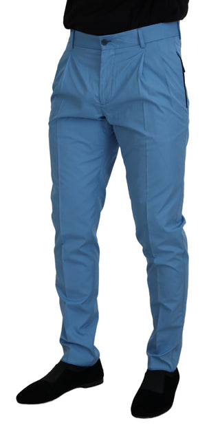 Elegant Slim Fit Chinos - Indulge In Italian Luxury