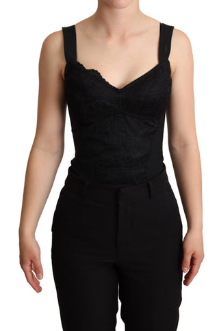 Elegant Black Lace Bodysuit Corset Dress - Luxury for You