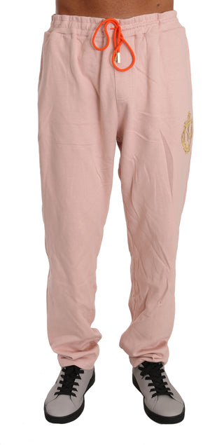 Elegant Pink Cotton Sweatsuit Luxury Comfort - Luxury for You