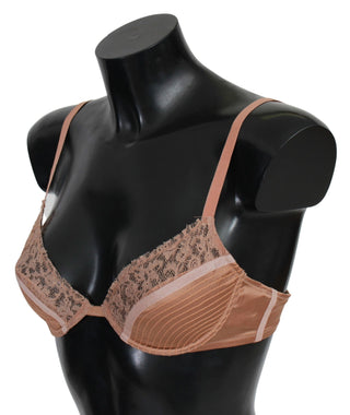 Elegant Nude Lace Push-up Bra - Luxury for You