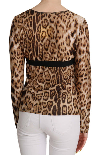 Elegant Leopard Long Sleeve Top - Luxury for You