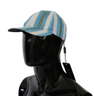 Chic Stripe Cotton Baseball Cap - Luxury for You