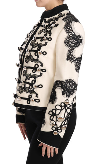 Elegant Off-white Baroque Jacket - Luxury for You