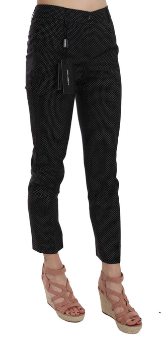 Elegant Black Virgin Wool Trousers - Luxury for You