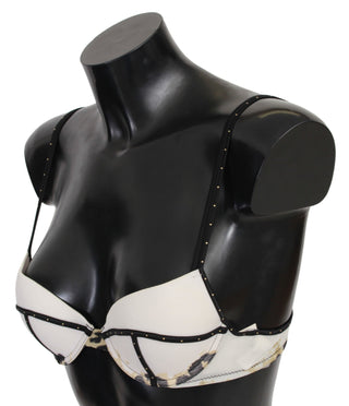 Elegant White Push-up Bra With Logo Details - Luxury for You