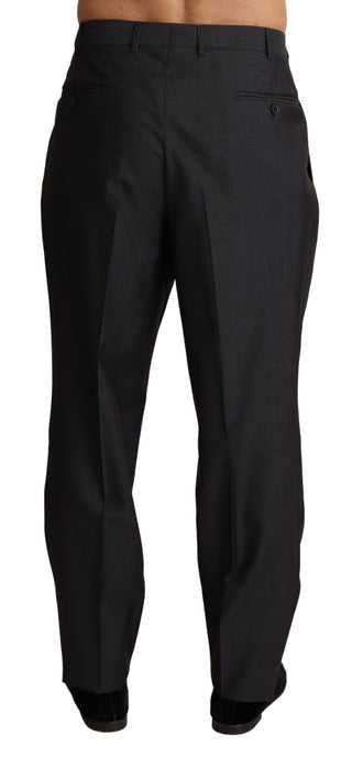 Elegant Gray Skinny Dress Trousers - Luxury for You