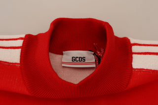 Elegant Red Pullover Sweater For Men