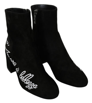 Chic Embroidered Ankle Boots - Luxury for You