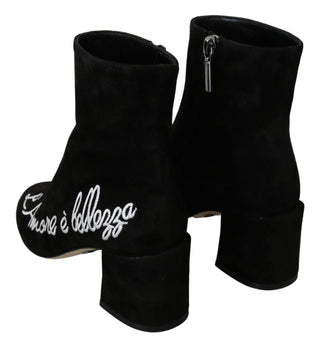 Chic Embroidered Ankle Boots - Luxury for You