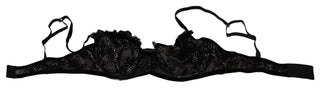 Sleek Black Mesh Balconcino Bra - Luxury for You