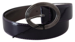 Elegant Purple Leather Waist Belt - Luxury for You