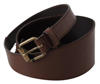 Chic Dark Brown Leather Fashion Belt - Luxury for You