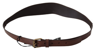 Chic Dark Brown Leather Fashion Belt - Luxury for You