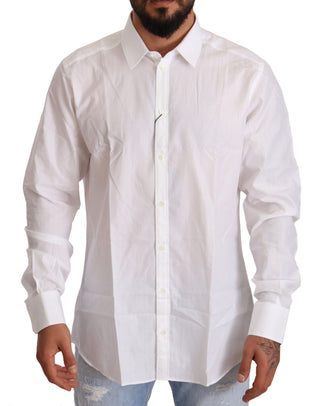 Elegant White Martini Fit Shirt - Luxury for You