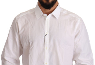 Elegant White Martini Fit Shirt - Luxury for You