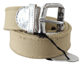 Elegant Beige Cotton Fashion Belt - Luxury for You