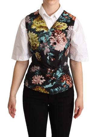 Exquisite Floral Jacquard Waistcoat - Luxury for You