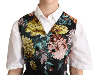 Exquisite Floral Jacquard Waistcoat - Luxury for You