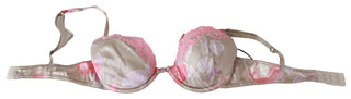 Chic Pink Lace Silk Blend Push Up Bra - Luxury for You