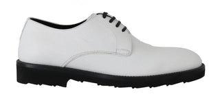 Elegant White Formal Leather Shoes - Luxury for You