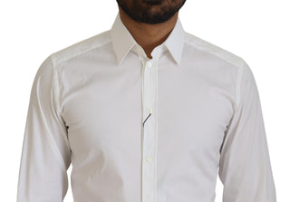 Dazzling White Slim Fit Dress Shirt