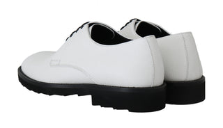 Elegant White Formal Leather Shoes - Luxury for You