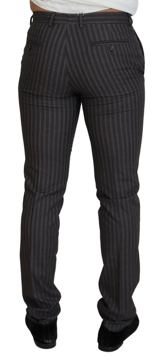 Elegant Striped Dress Pants For Men