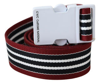 Elegant Stripe Canvas Waist Belt - Luxury for You