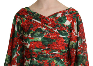 Enchanting Floral Midi Sheath Dress - Luxury for You