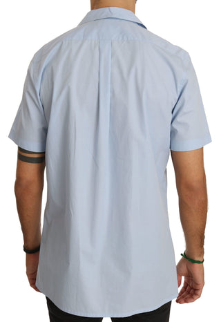 Elegant Blue Cotton Casual Shirt - Luxury for You