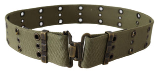 Chic Army Green Cotton Waist Belt - Luxury for You