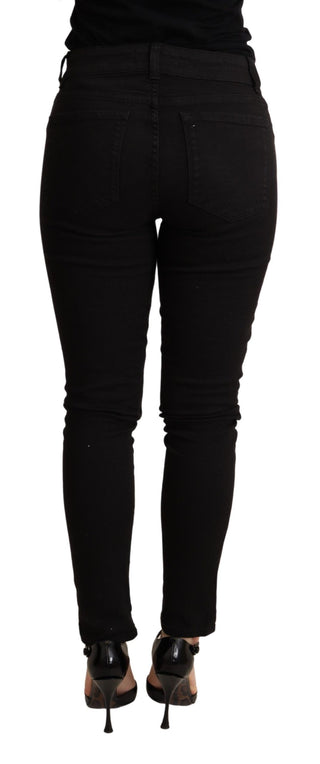 Elegant Slim Black Skinny Jeans - Luxury for You