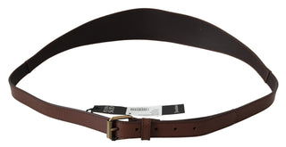 Elegant Rustic Gold-tone Leather Belt - Luxury for You