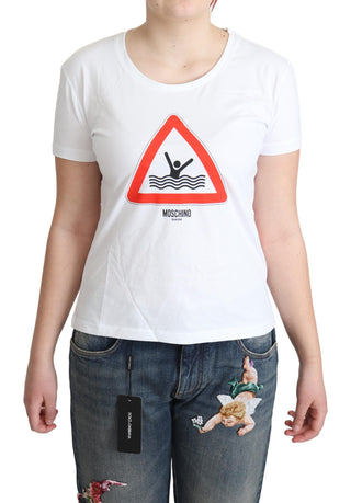 Chic Triangle Graphic Cotton Tee - Luxury for You