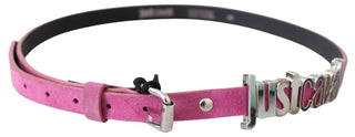 Fuschia Pink Leather Waist Belt - Luxury for You