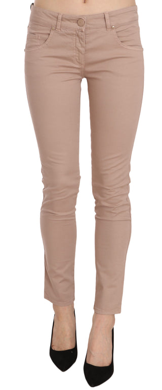 Chic Slim Fit Skinny Brown Pants - Luxury for You